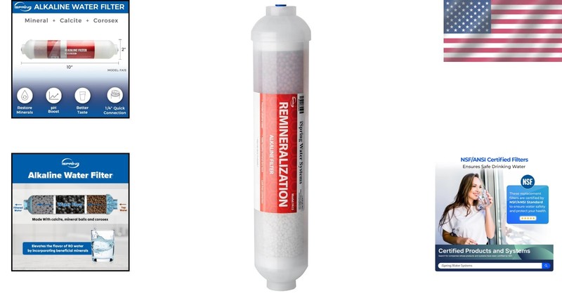 NSF Certified FA15 Alkaline Water Filter - 3-Layer pH Balance for Better Taste gallery