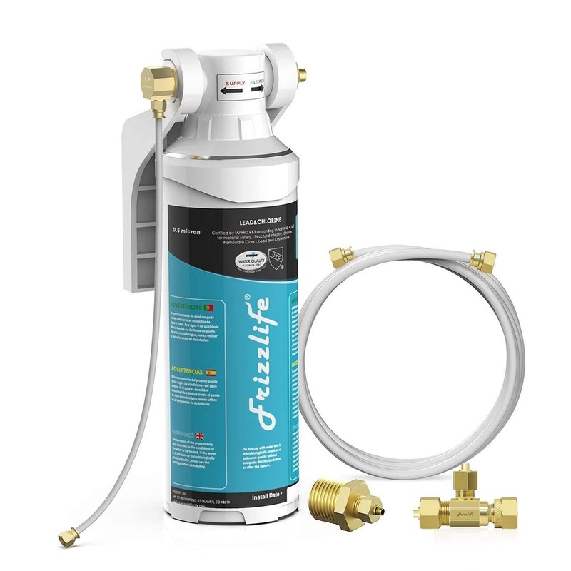 Inline Water Filter System for Fridge, Ice Maker, Under Sink, Certified 0.5 M... gallery