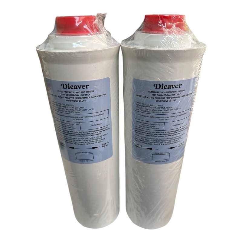 2 Pack Replacement Filter for Elkay 51300C EWF3000 No Chip NEW Sealed