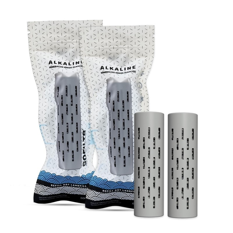 Alkaline Water Infuser 2 Pack - 9.5 pH + Electrolytes for Bottles & Pitchers, 75 gallery