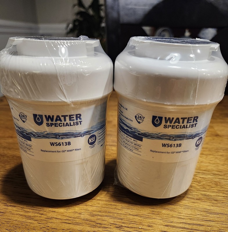 2 Pack Water Specialist WS613B Refrigerator Filter Replacement For GE MWF NEW