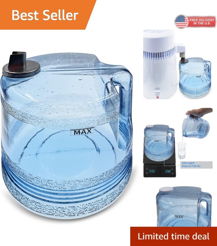 Gallon Water Distiller Container for Megahome and Other Countertop Distillers