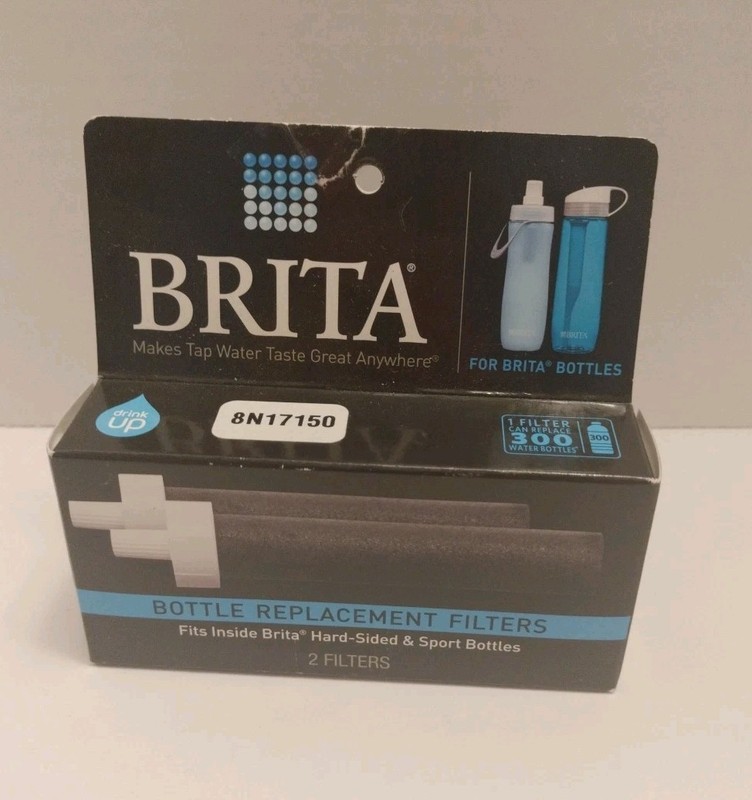 Genuine Brita Filters 2-Pack BB06 for Hard-Sided & Sports Bottle OEM Replacement