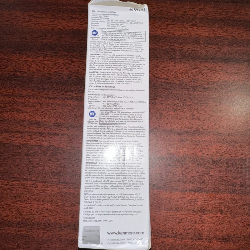 Kenmore 9081 Refrigerator Water Filter gallery