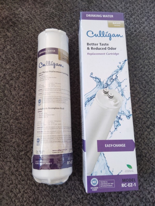 NEW Culligan RC‑EZ‑1 EZ‑Change Basic Water Filtration Replacement Cartridge