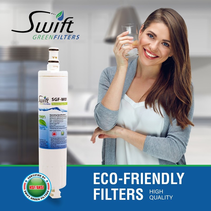 Swift Green Filters SGF-W80 Compatible Refrigerator Water Filter for 4396508-6P gallery