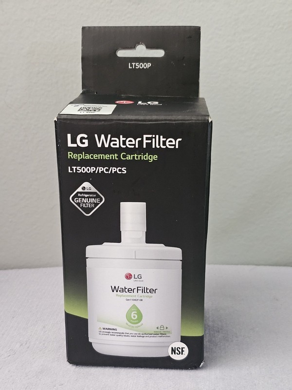 LG Refrigerator Water Filter Cartridge LT500P 6 Month 500 Gallon Capacity NEW