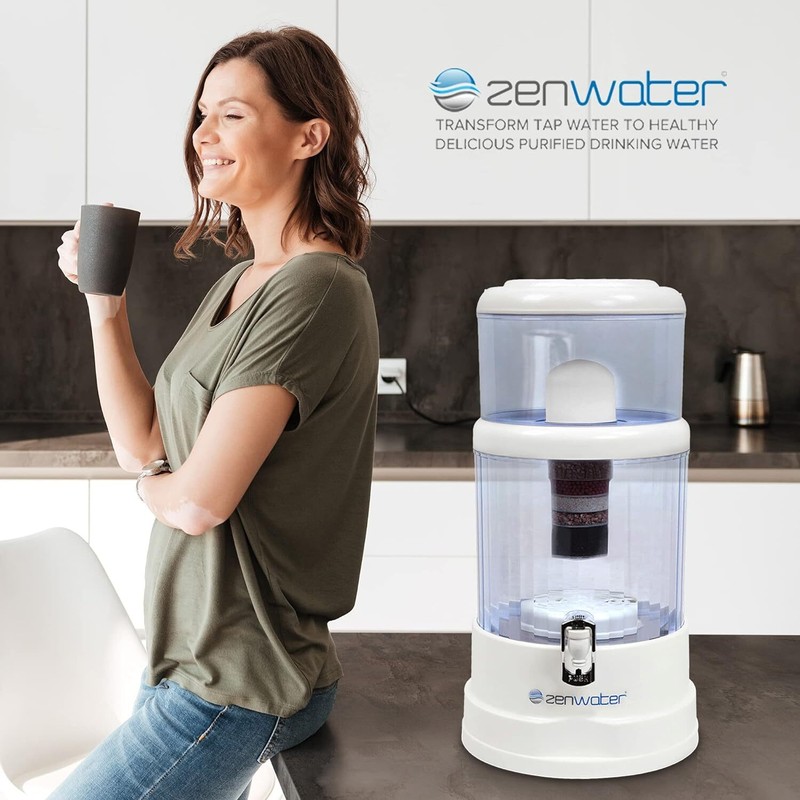 ZEN WATER - GENUINE **USED** 4-GALLON / 6-GALLON COUNTERTOP WATER FILTER SYSTEM gallery