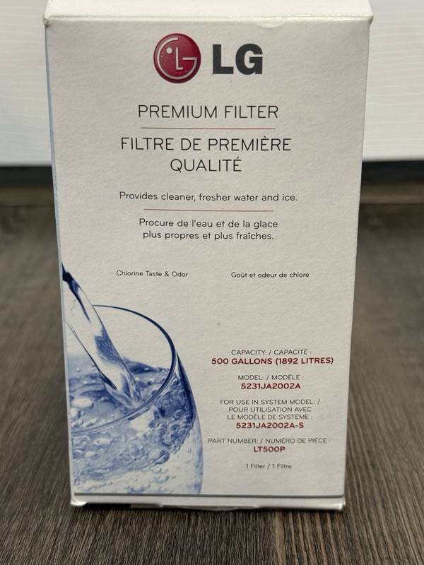 LG Water Filter LT500P Replacement Cartridge BRAND NEW