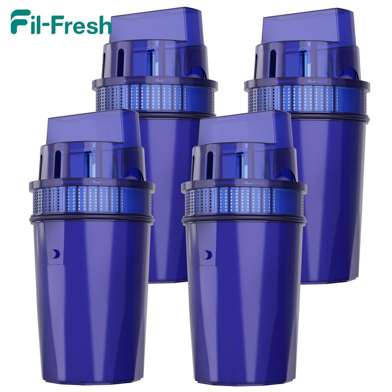 Fil-Fresh PPF900 CREST Pitcher Water Filter Replacement For PPT700W、CR-1100C 4/6