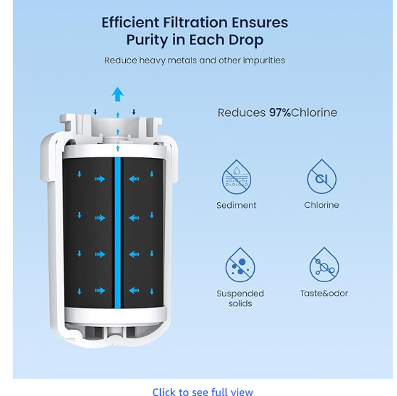 GLACIER FRESH GF-MWF Ice Water Refrigerator Filter SEE models in listing QTY 2 gallery