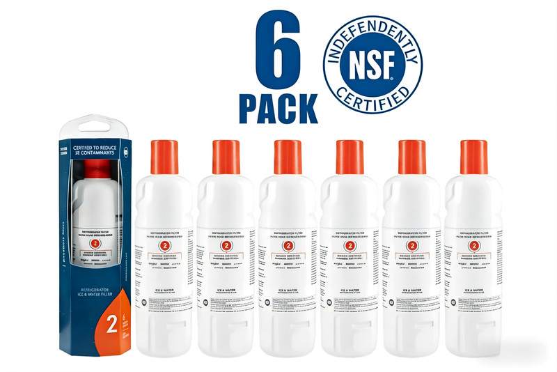 6 Pack-Refrigerator Ice Replacement W10413²645A EDR2²RXD1 Filter-US SHIPPED