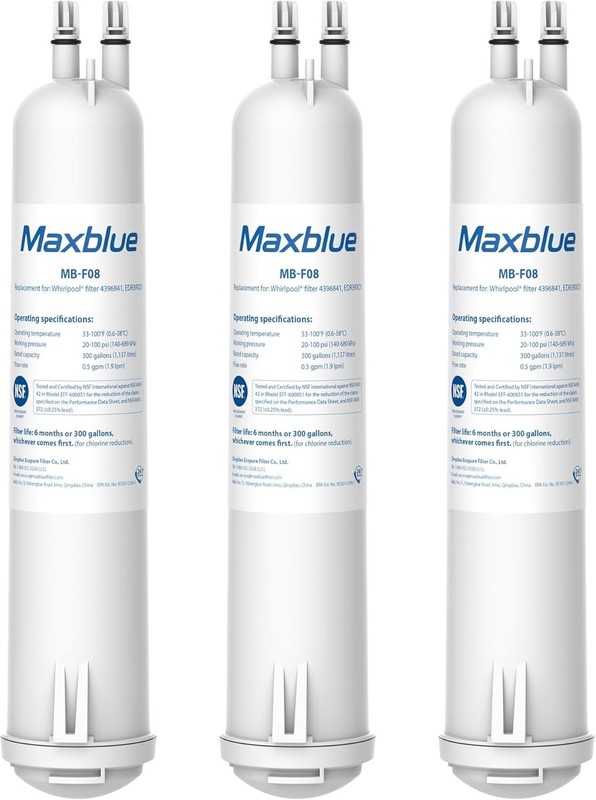 Maxblue Refrigerator Water Filter Replacement for Kenmore® 46-9083, 3 Filters