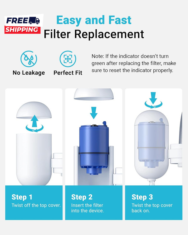 2 Pack Faucet Filter Replacement for All Pur Plus Water Filter Replacement gallery