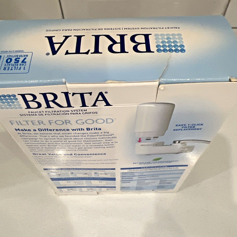 Brita Basic Tap Water Faucet Filtration System - White - New gallery