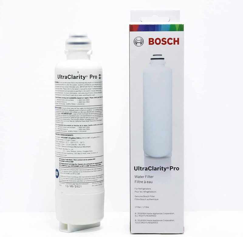 1 Pack Fit Bosch BORPLFTR55,RA450022, UltraClarity Pro Water Filter Cartridge