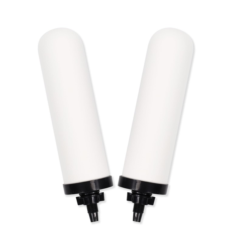 YKMGON 2 Pack 7» ceramic water filter Candle,7 inch water filter replacement…