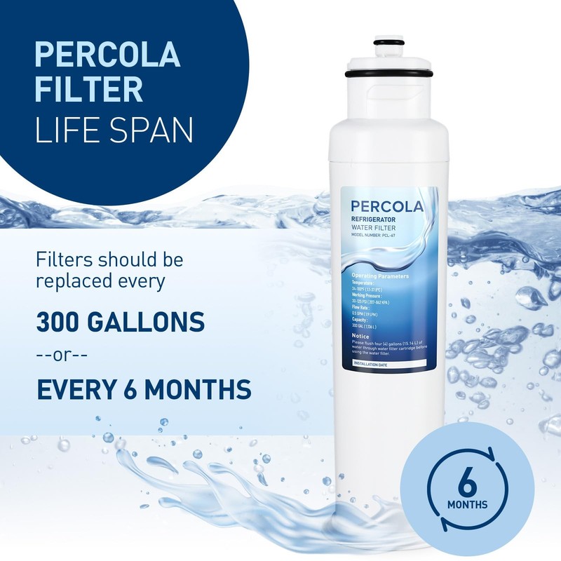 HX2017FR-A/HX2017F-A Water Filter, Compatible with Hisense® HRF266N6CSE1, HRF... gallery
