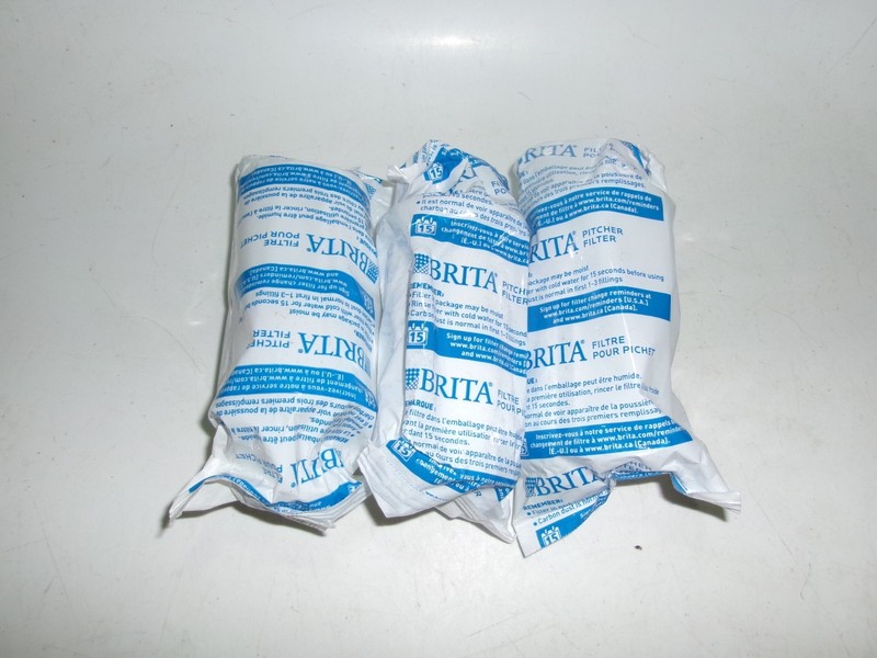 Brita Replacement Water Filters 3‑Pack – New Sealed Loose Filters – Free Ship