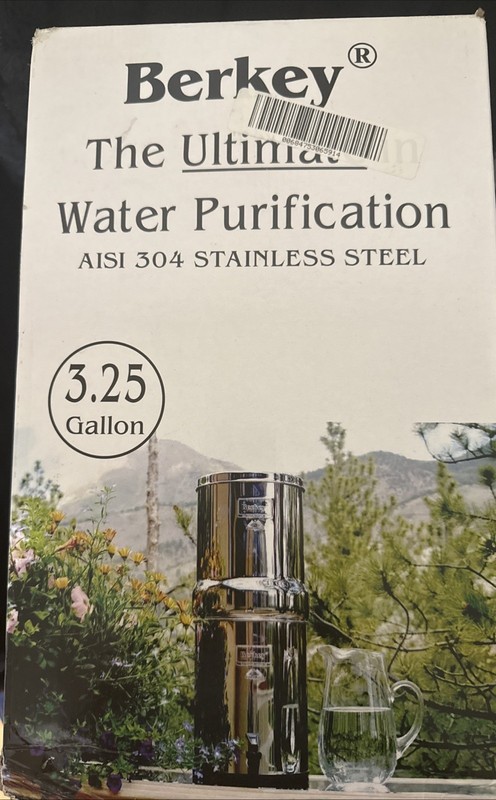 Barley 3.25 Gallon Unit/Housing – w/ BOROUX brand Black Filters Open Box