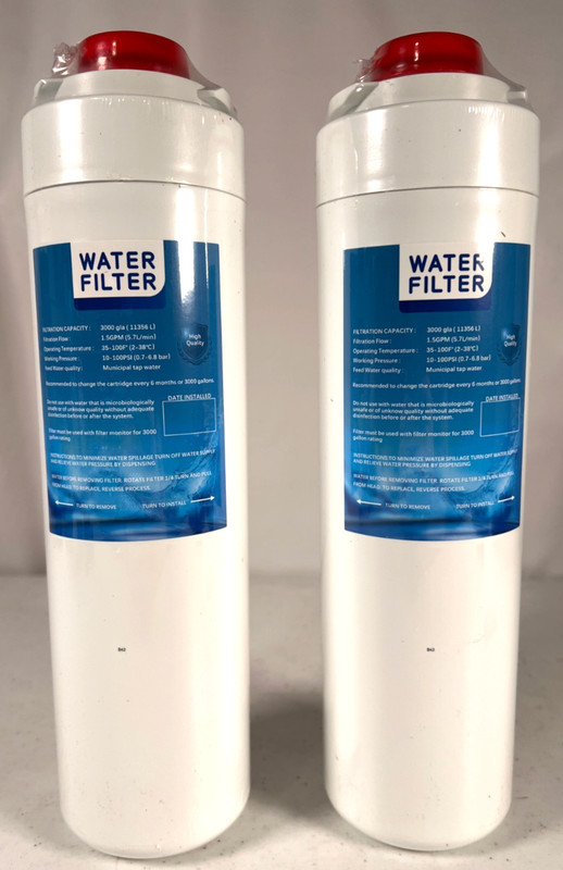 (4) Elkay 51300C Replacement Water Filter 55898C ERF750 No Chip