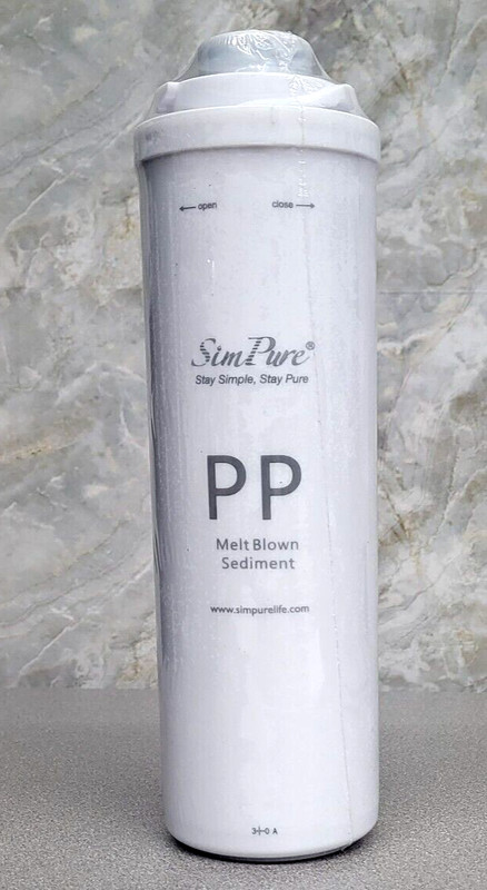 PP Melt Blown Sediment Water Filter Cartridge For SimPure T1-400 UV RO System