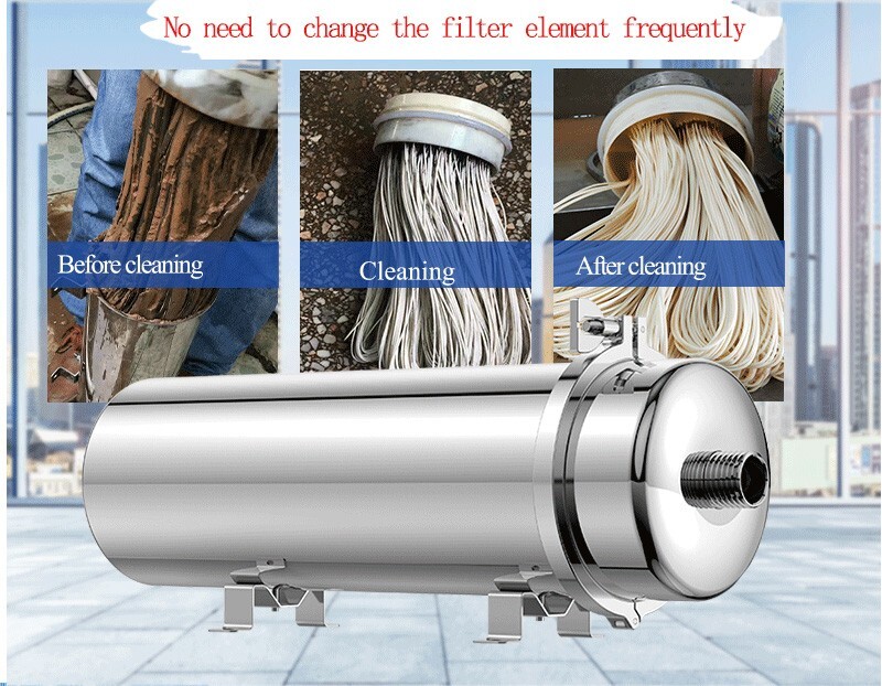 TECHTONGDA 2000L/h 304 Stainless Steel PVDF Ultrafiltration Membrane Filter gallery