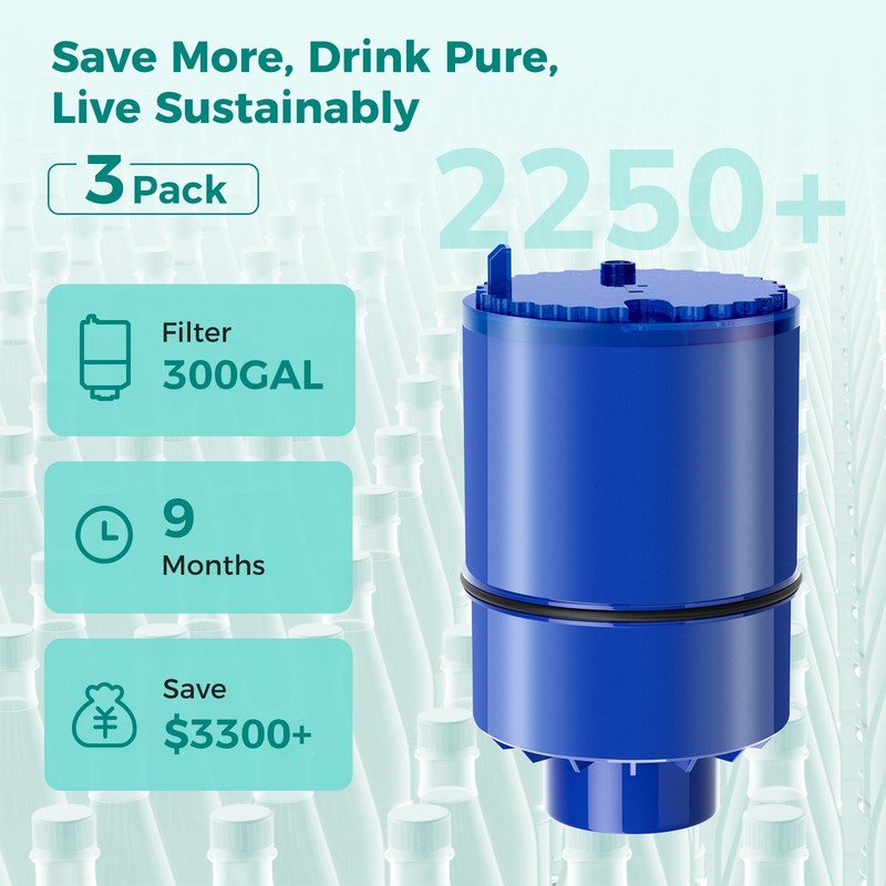 Fil-Fresh RF-9999 Water Filter Replacement for NSF Faucet Filter 3 Pack gallery