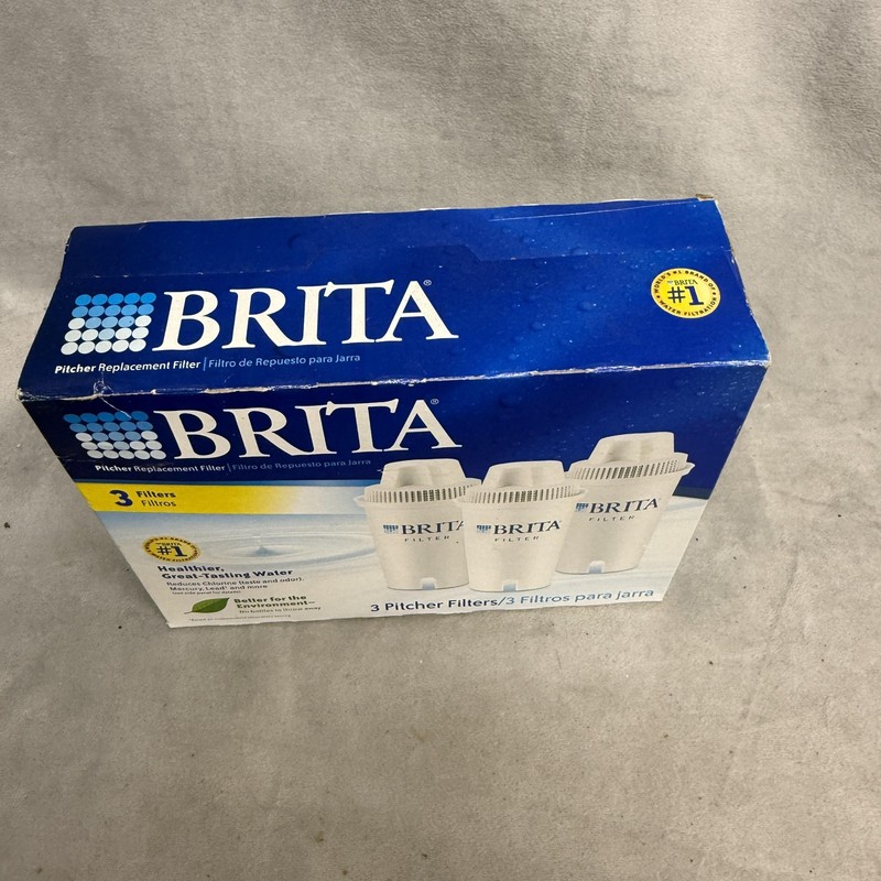 Brita Pitcher Replacement Water Filters 3 Pack 060258355031 Shelf Wear gallery