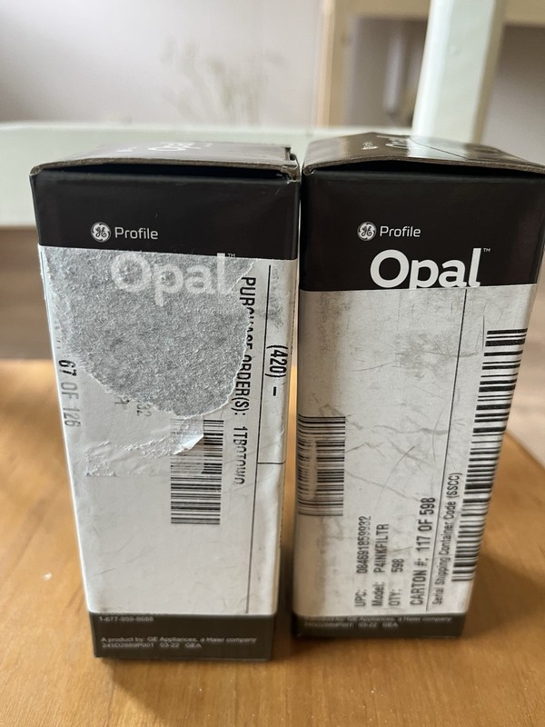 2x new Opal p4inkfiltr nugget ice + side tank filter in retail box gallery