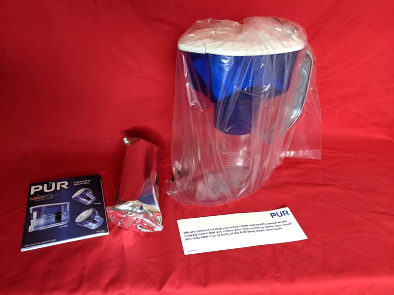 PUR Ultimate 7 Cup Pitcher Filtration System & 1 Filter w/ MAXION Technology NEW
