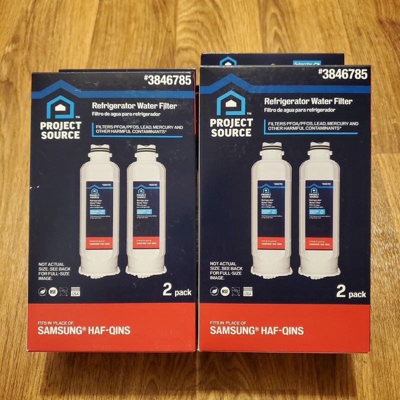 Refrigerator Water Filters Samsung 4 Pack 2 Packs Of 2 Project Source #3846785