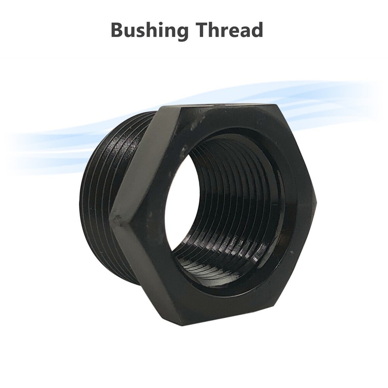 2 Pack, Bushing 1″ Male Thread to 3/4″ Female NPTF, port reducer 1″ to 3/4″