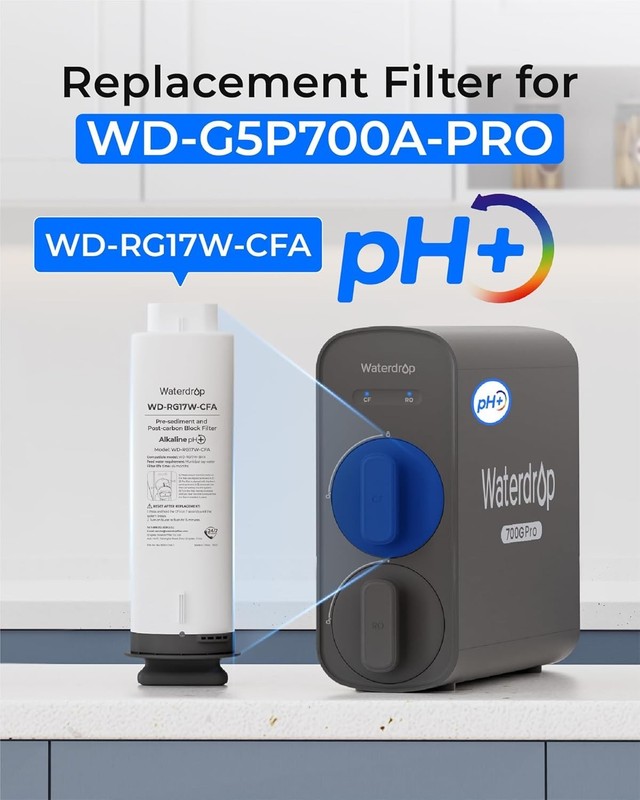 Waterdrop G5P700A-Pro-CF Filter, Replacement for Waterdrop G5P700A-Pro RO System gallery