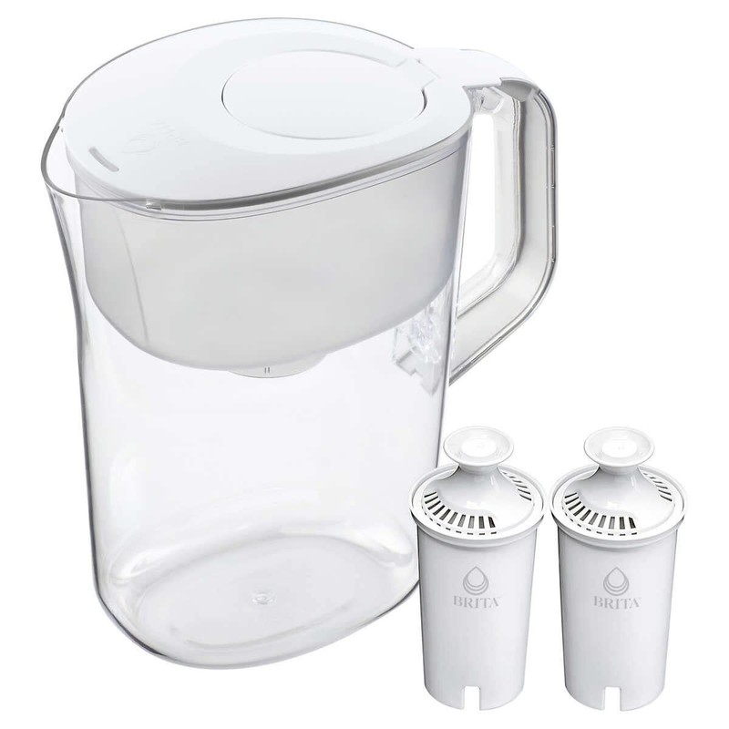 40 Gallon White Water Purification Unit with Brita 10 Cup Filter Pitcher gallery