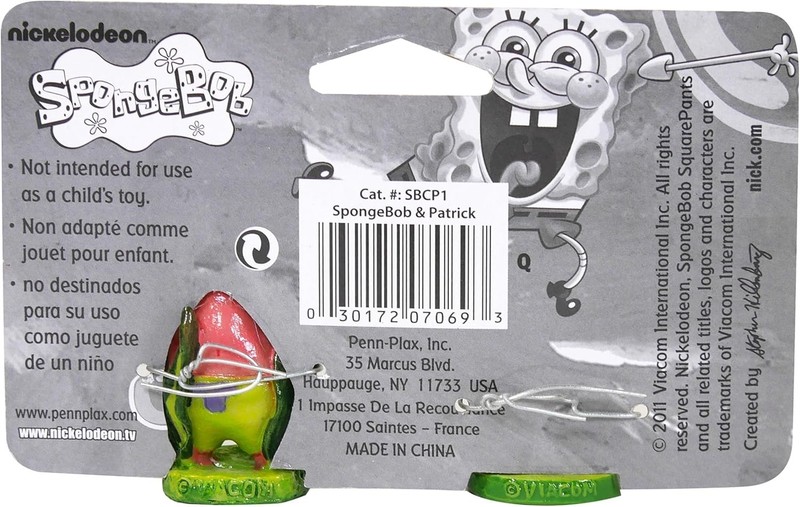 Mini SpongeBob & Patrick Aquarium Accessory – Perfect for Little Fish Tanks! gallery