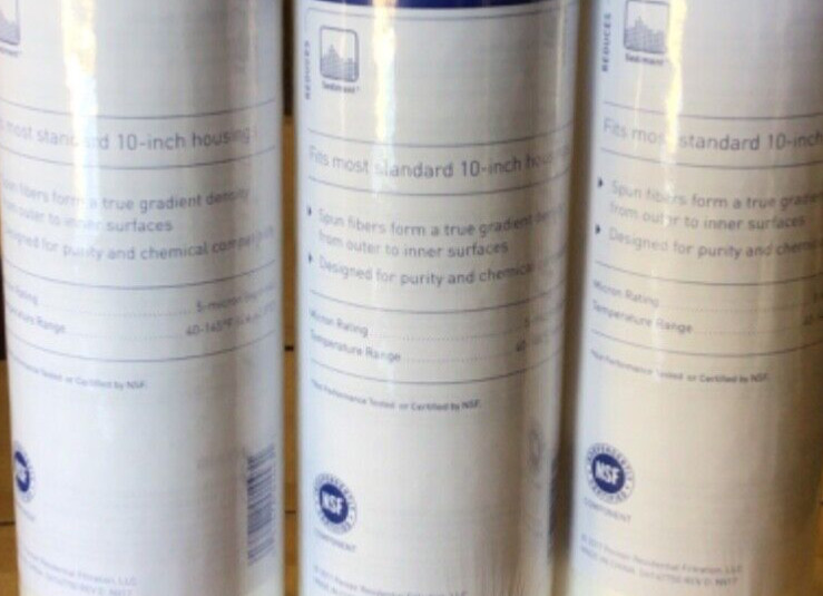 Pentair Pentek P5 Polypropylene Filter Cartridge - 3 Count Pack gallery