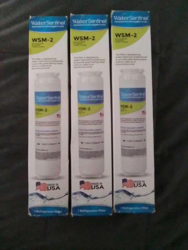 NEW WaterSentinel WSM-2 Refrigerator Water Filter Replacement for Drinking