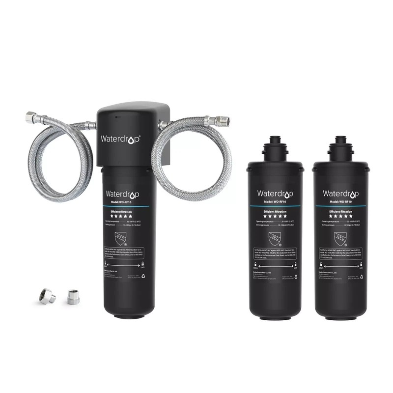 Waterdrop 10UA Under Sink Water Filter System With RF10*2 Water Filter,8000 GAL