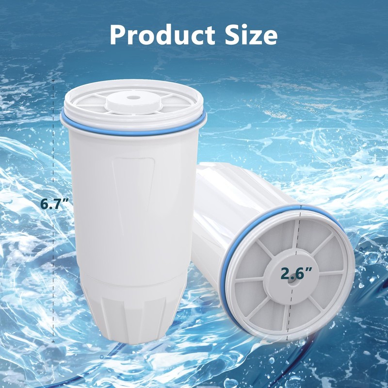 Replacement Filter for Zero Water Pitchers and Dispensers Pack of 4 Pieces ZR006 gallery