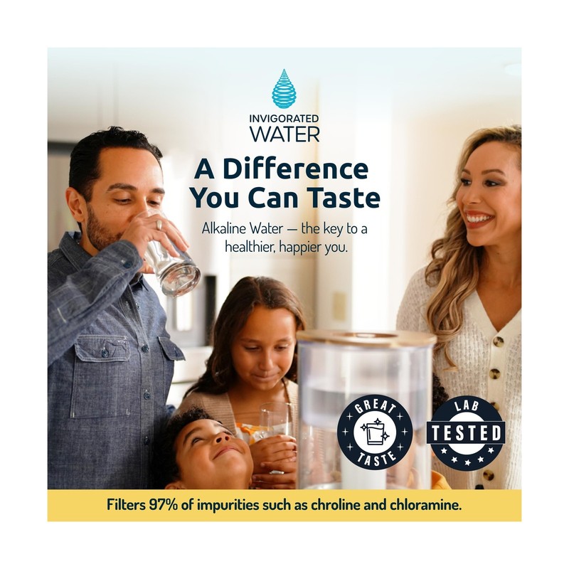 Invigorated Water pH Recharge Glass Alkaline Water Dispenser Filter System - ... gallery