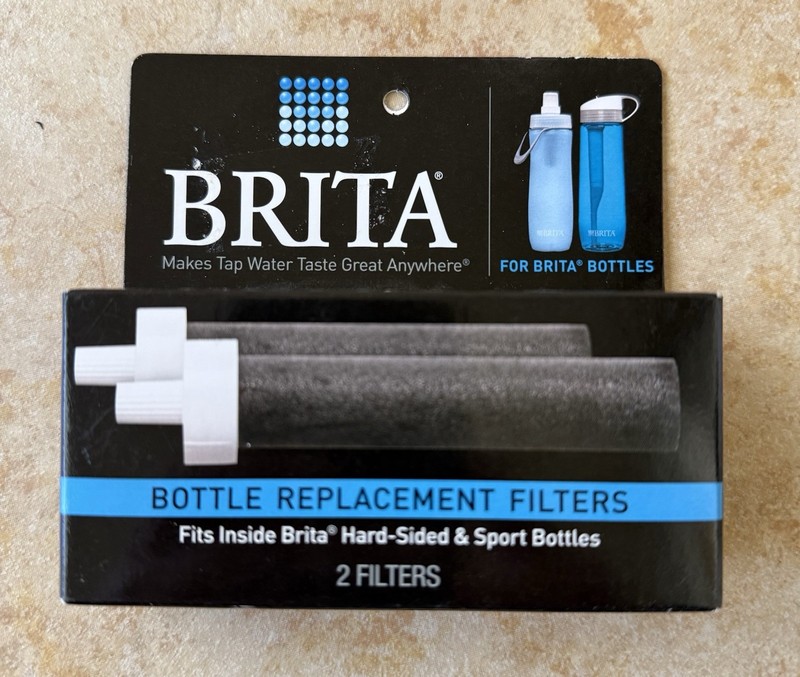 BRITA BB06 2PK Bottle Replacement Filters Fits Brita Hard-Sided & Sports Bottles