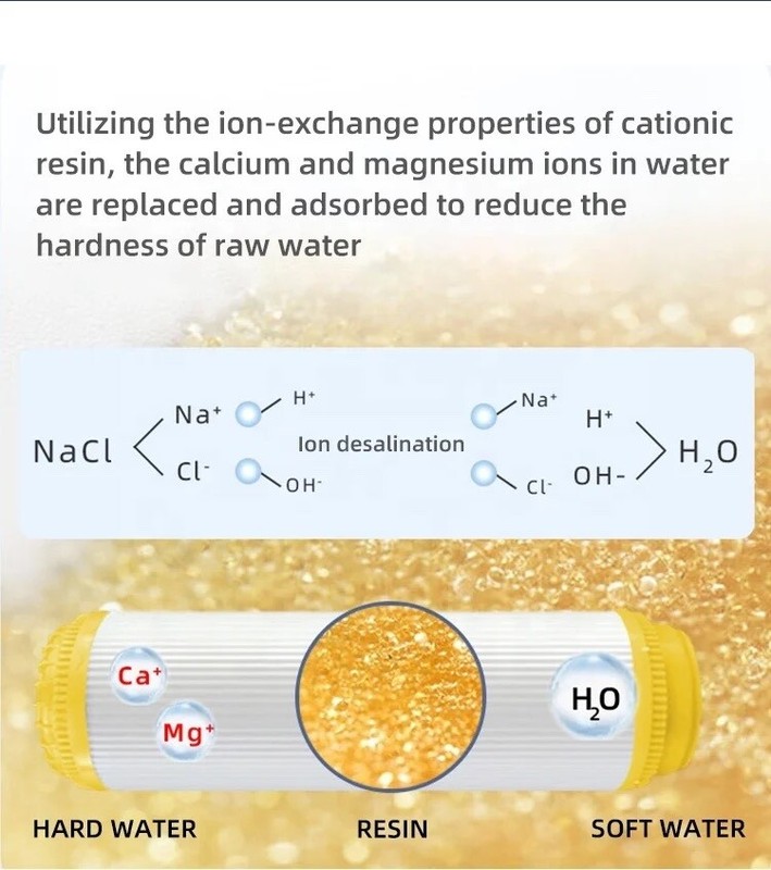 Water Softening Cation Resin Calcium, Magnesium TDS Hardness Reduction gallery