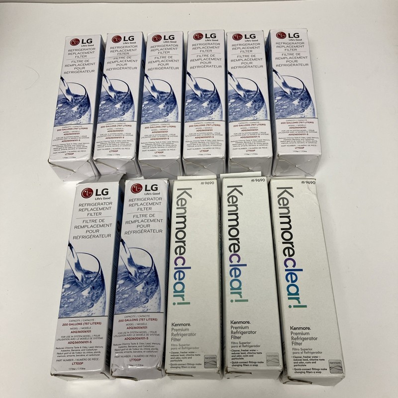 11 PK LG Refrigerator Water Filter For LG LT1000P ADQ747935 3 Kenmore
