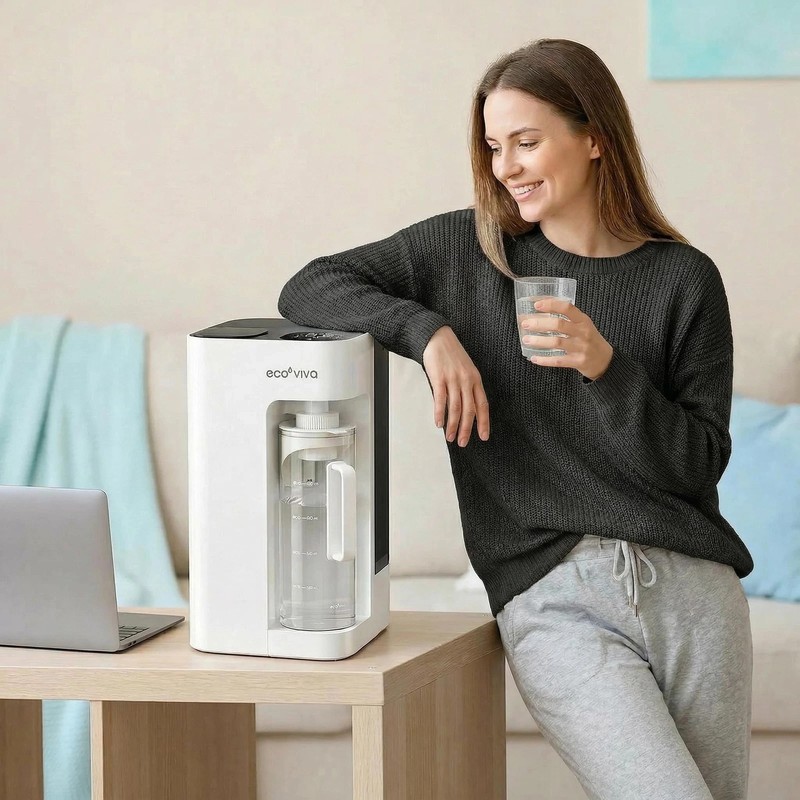 Ecoviva Mate 3 UV RO Water Filter System – White | Open Box gallery