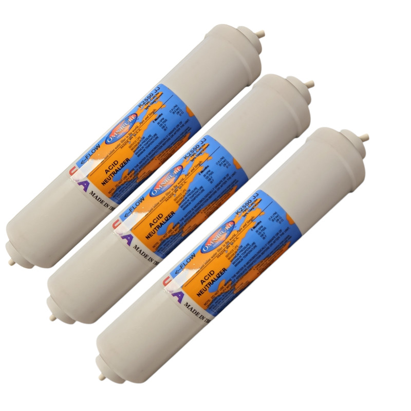 Omnipure K2550-C/C-70/30-JJ Inline Calcite / Corosex 10″ x 2″ Postfilter 1/4 3PK