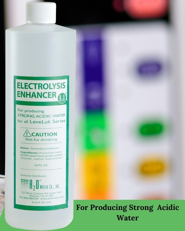 A2O Water - Made in USA, Electrolysis Enhancer - 16 Fl. Oz. (6 Clear gallery