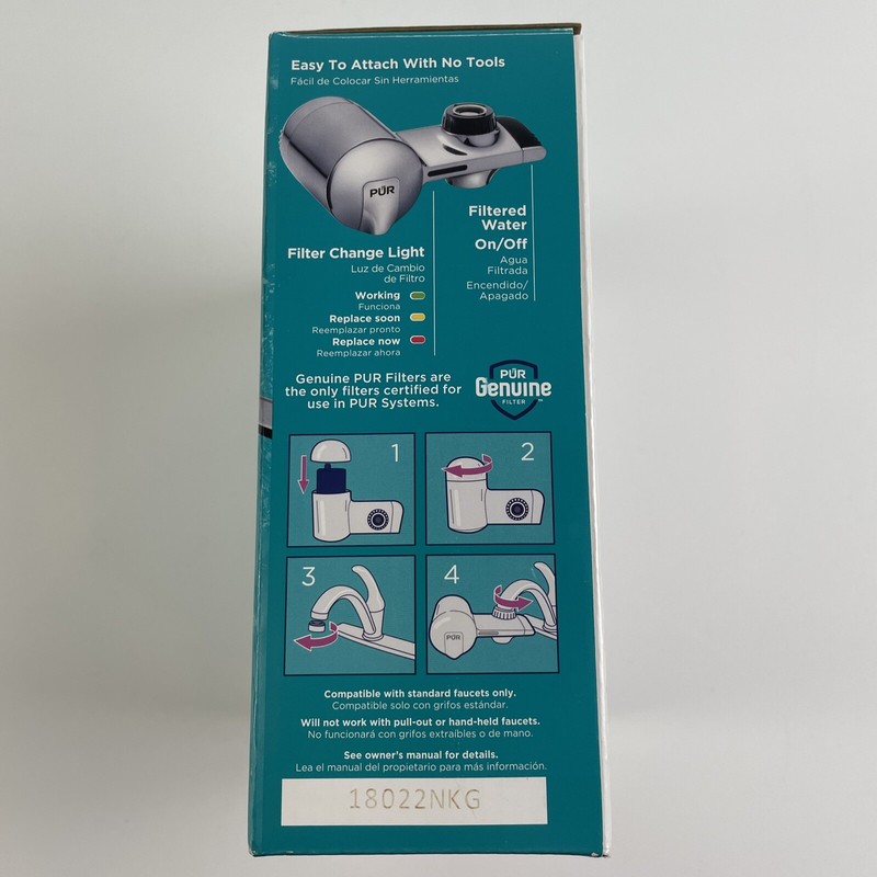 PUR Plus Faucet Mount Filtration System - Chrome - Complete Open Box gallery