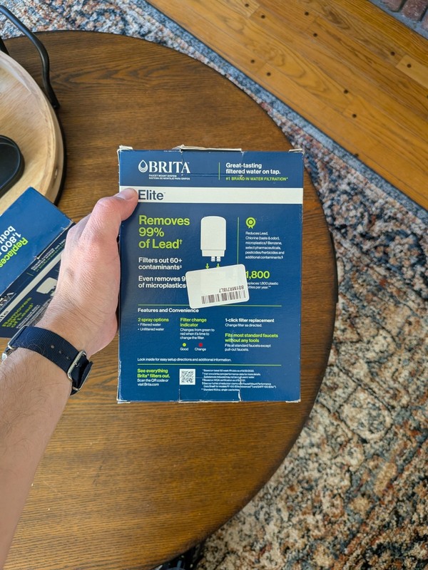 Brita Elite Faucet Mount Filtration System: Model SAFF-100, Chrome - Lot of 2 🆕 gallery