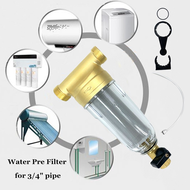 60μm Whole House Water Pre-Filter System Reusable Spin Down Sediment Filter gallery